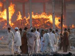 
      
      Pakistan: Over 40 shops destroyed in massive blaze at Abbottabad 
      
      