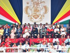 
      
      VP attends swearing-in ceremony of Patrick Herminie as President
      
      
