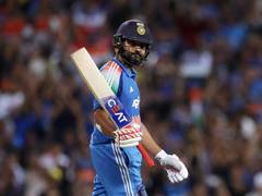 
      
      Rohit Sharma receives 'Impact Player of the Series' award
      
      