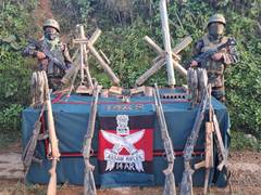 
      
      Assam Rifles recover arms, ammunition and war-like stores
      
      