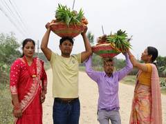 
      
      Chhath: Devotees in Nepal pray for end to disasters
      
      