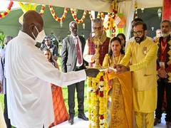
      
      Ugandan President hosts Diwali dinner for Indian community
      
      