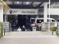 
      
      Shreyas Iyer undergoing treatment at St Vincent's Hospital
      
      