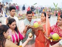 
      
      Devotees across Uttarakhand celebrate Chhath Puja
      
      