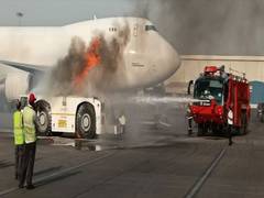 
      
      Air India bus catches fire at Delhi Airport Terminal 3; no damage
      
      