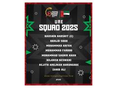 
      
      UAE announce 8 member squad for Hong Kong Sixes 2025
      
      
