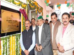 
      
      Himchal CM Sukhu dedicates projects worth Rs 27.43 crore in Solan
      
      