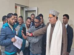 
      
      Uttarakhand CM Dhami visits Munsyari, vows faster development
      
      