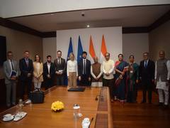 
      
      EU Parliamentary delegation holds talks with RS Dy Chair on Indo-
      
      
