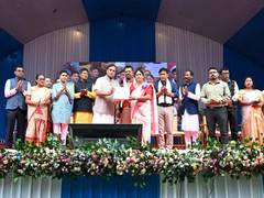 
      
      Assam CM presents cheques to 27,573 beneficiaries
      
      
