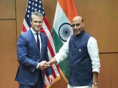 
      
      Rajnath Singh holds key meeting with US Secretary of War
      
      