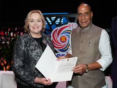 
      
      Rajnath Singh meets NZ, South Korea, Vietnam Defence Ministers
      
      