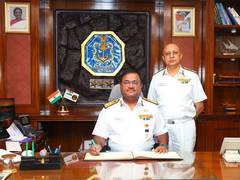 
      
      Vice Admiral B Sivakumar assumes charge as the Chief of Materiel
      
      