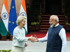 
      
      European Union negotiators arrive in India for trade talks
      
      