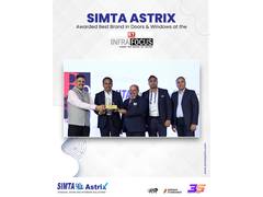 
      
      Simta Astrix the Best Brand in Doors and Windows at the ET Now 
      
      