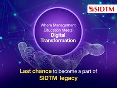 
      
      Final Chance to Apply for SIDTM, Pune MBA
      
      