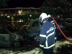 
      
      Maharashtra: Two vehicles catch fire after collision
      
      