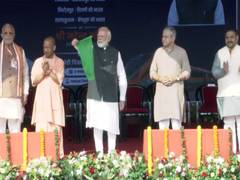 
      
      PM Modi flags off 4 new Vande Bharat Express trains from Varanasi
      
      