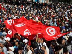 
      
      Tunisian opposition joins hunger strike for jailed leader
      
      
