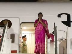
      
      President Droupadi Murmu arrives in Angola
      
      