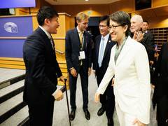 
      
      Taiwan Vice prez makes EU Parliament speech; China lodges protest
      
      