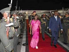 
      
      President Murmu lands in Luanda to boost India-Angola ties
      
      
