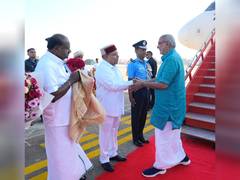 
      
      Vice President CP Radhakrishnan arrives in Karnataka for his maid
      
      