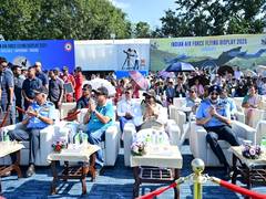 
      
      Assam Governor, CM Sarma witness air show
      
      