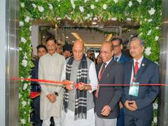 
      
      Rajnath Singh inaugurates Defence PSU Bhavan at the World Trade C
      
      