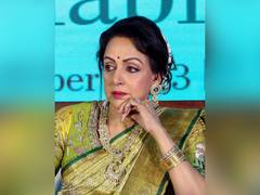 
      
      Hema Malini reacts to Dharmendra's 