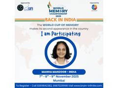 
      
      World Memory Championship 2025 – Mumbai, India
      
      