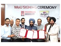 
      
      Chandigarh University Signs MoU with India's 2nd Largest Paint
      
      