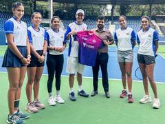
      
      Prachura P.P. meets Team India ahead of Billie Jean King Cup
      
      