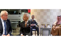 
      
      Canada: EAM Jaishankar meets Saudi, Ukrainian counterparts
      
      