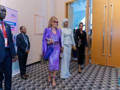 
      
      Dr. Rasha Kelej Meets Senegal First Lady 
      
      