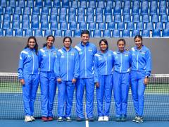 
      
      Indian women tennis stars set for historic outing 
      
      