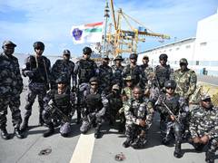 
      
      INS Savitri crew takes part in joint training session with Mozamb
      
      