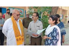 
      
      Rajasthan Education Minister Dilawar conducts surprise inspection
      
      