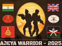 
      
      India-UK Army exercise 'Ajeya Warrior' in Rajasthan from Nov 17
      
      