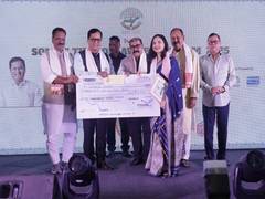 
      
      Union Minister Sarbananda Sonowal confers Sons of the Soil Award
      
      