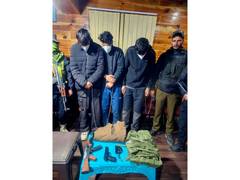 
      
      Three held in Anantnag for carrying fake AK-47, pistol
      
      