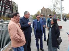 
      
      Signing MoU with British Museum to bring Vrindavani Vastra...
      
      