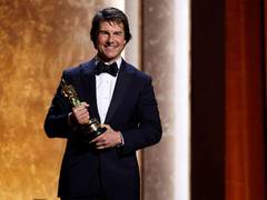 
      
      Tom Cruise was presented with an Academy Honorary Award
      
      