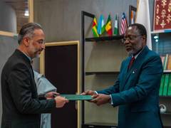 
      
      Abhishek Singh concurrently accredited as PR to ECOWAS
      
      