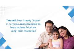 
      
      Tata AIA Sees Steady Growth in Term Insurance Demand
      
      