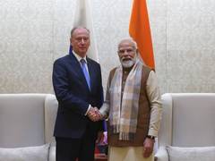 
      
      PM Modi meets Putin aide Patrushev
      
      