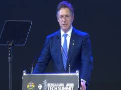 
      
      Nicholas Reece's dig at Trump tariffs
      
      