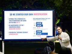 
      
      272 former judges, bureaucrats condemn Rahul Gandhi’s vote theft
      
      
