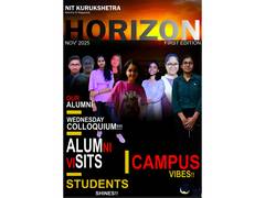 
      
      NIT Kurukshetra Launches Its First Monthly E-Magazine 'HORIZON'
      
      
