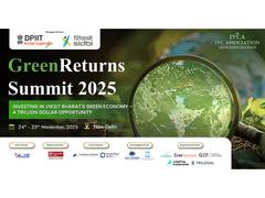 
      
      IVCA GreenReturns Summit 2025 to Mobilise Capital for India
      
      